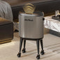 Stainless Steel Slim Bathroom Motion Sensor Trash Can by mrbin