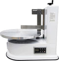 TECHTONGDA Cake Decorating Coating Machine Cream Spreading Automatic Frosting Turntable with Graduated Scraper for 4-16inch Cakes 40-180RPM Rotating Speed White
