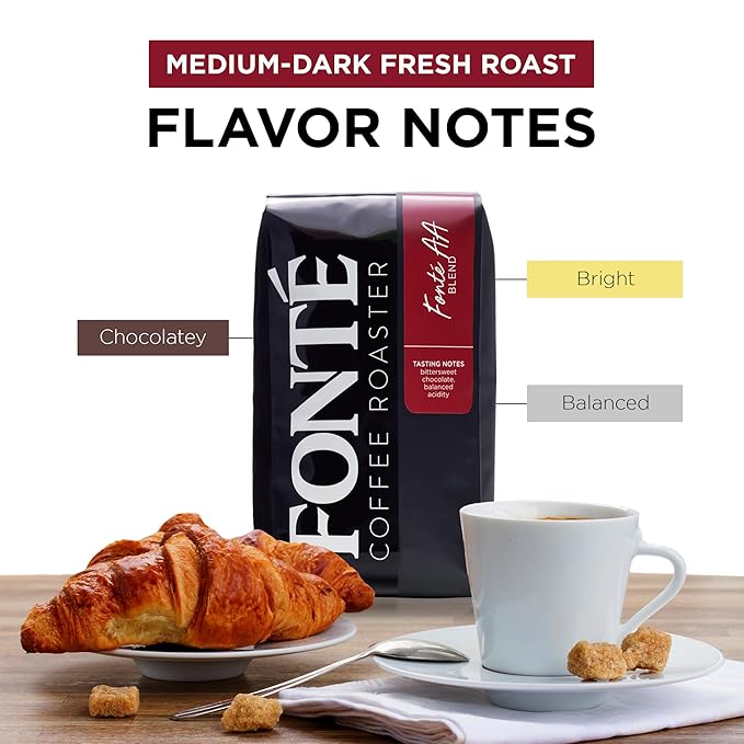 Fonte Coffee Roaster - Drip Coffee - Medium-Dark Fresh Roast - Roasted in Seattle - Single Origin - Bright, Chocolately, Balanced - 12 oz - Fonte AA