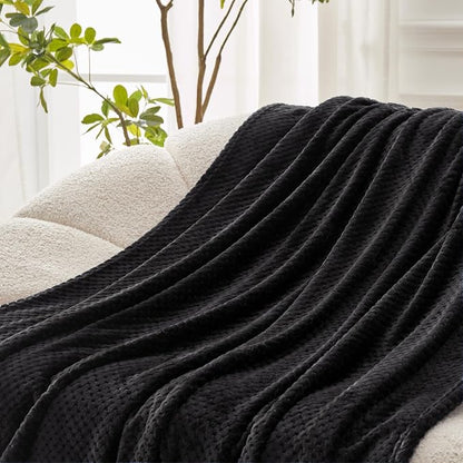 Exclusivo Mezcla Large Waffle Fleece Throw Blanket - Image 6