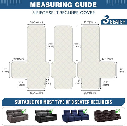 TAOCOCO 100% Waterproof Recliner Couch Cover, Non Slip Split Couch Covers - Image 5