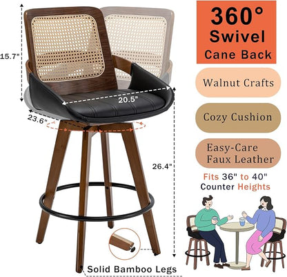 Set of 2 Counter Height Bar Stools - Image 2