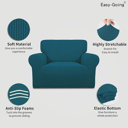 Easy-Going Stretch Oversized Chair Slipcover - Image 3