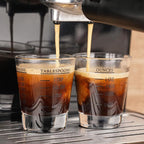 Shot Glasses Measuring cup Espresso Shot Glass Liquid Heavy Glass Wine Glass 2 Pack 26-Incremental Measurement 1oz, 6 Tsp, 2 Tbs, 30ml (Black and Red)