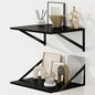 Fun Memories Floating Shelves for Wall, 12 Inch Deep Floating Shelves Set of 2 by FunMemories