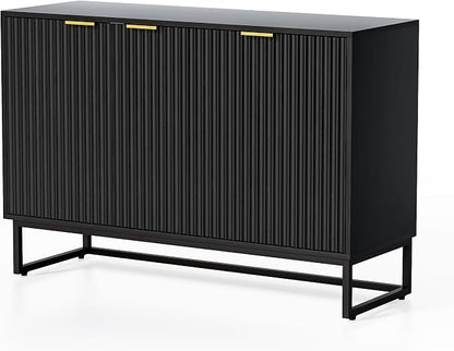 EYYTHUNG Fluted Storage Cabinet - Image 9