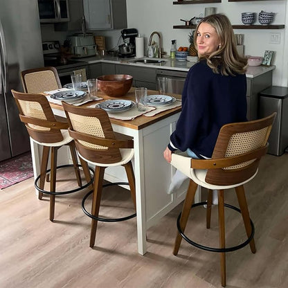 Set of 3 Counter Height Bar Stools - Image 5