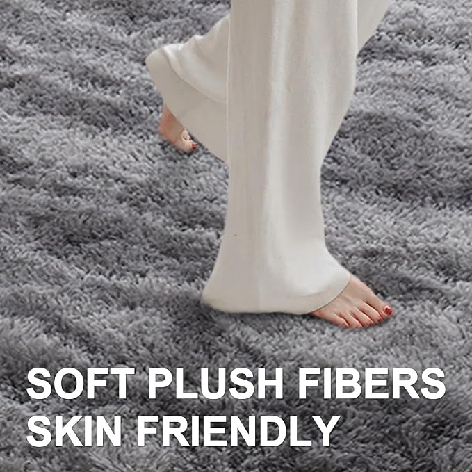 8x10 Ft Extra Large Shag Rugs for Living Room, Ultra Soft Fluffy Furry Area - Image 4