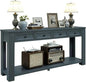 LKTART Solid Wood Console Table, Long Sofa Table Entryway Table by LKTART