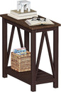 ChooChoo Farmhouse End Table, Rustic Vintage Narrow End Side Table by ChooChoo