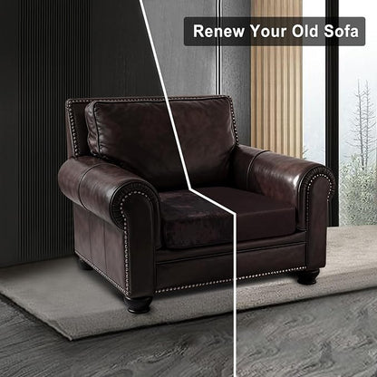 ANARACHON Leather Look Couch Cushion Covers Sofa Seat Slipcovers Sets Couches - Image 6