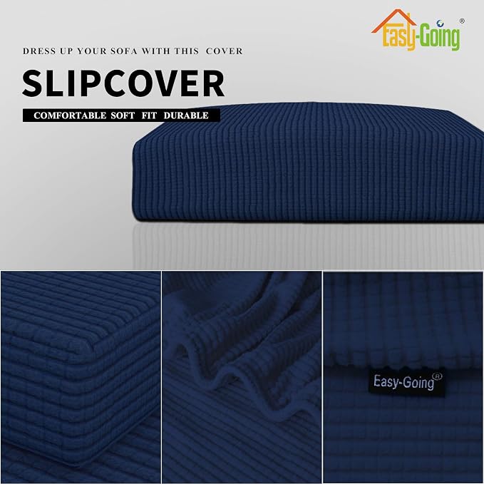 Easy-Going Stretch 1 Piece Chair Couch Cushion Cover - Image 3