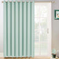 Yakamok Aqua Room Darkening Curtains 84 inch Sliding Door Drapes | 1 Extra-wide by Yakamok