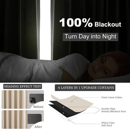 Topfinel Blackout Curtains for Bedroom 96 Inch Long - Image 6