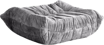 Bean Bag Ottoman, Memory Foam Lazy Bean Bag Sofa, Fireside Chair Foot Rest by Cansunna