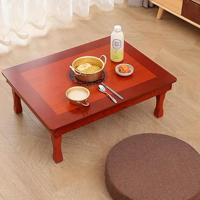Folding Table, Korean Solid Wood Dining Table/Study Table/Coffee Table/Kang - Image 5