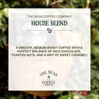 The Bean Organic Coffee Company House Blend, Medium Roast, Whole Bean Coffee, 16-Ounce Bag