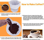 50 Pack Cold Brew Coffee Filters, 20" X 20" Commercial Cold Brew Filters, Filter Bag for Brew Up To 5 LBS Coffee, Fits 5 Gallon Buckets
