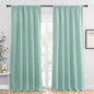 NICETOWN Blackout Curtains for Living Curtains, Aqua Blue, 2 Panels, 52 by 95 by NICETOWN