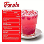Fanale Watermelon Popping Boba Pearls, Vegan, Non GMO, Gluten Free, Fat Free, Perfect for Bubble Tea, Smoothies, Ice Cream, Desserts, and Beverages.