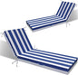 L'AGRATY Outdoor Lounge Chaise Cushion: 72x21x3 Inch Waterproof Lounge Chair by LAGRATY