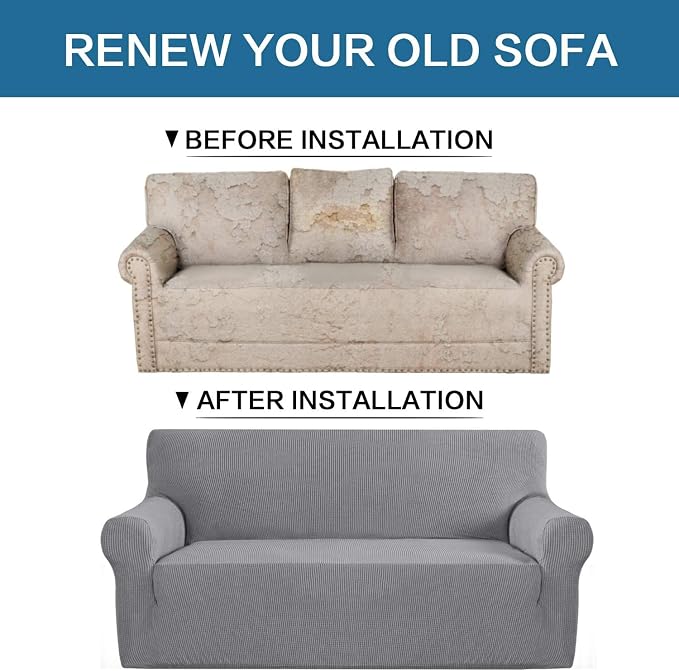 H.VERSAILTEX Stretch Sofa Slipcovers Loveseat Slipcover|Cover - Image 6