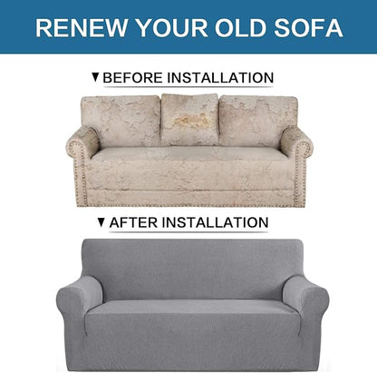 H.VERSAILTEX Stretch Sofa Slipcovers Loveseat Slipcover|Cover - Image 6