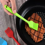 Silicone brush, Oil Brush for BBQ Kitchen Cooking Baking and Grilling (2 PCS,orange)