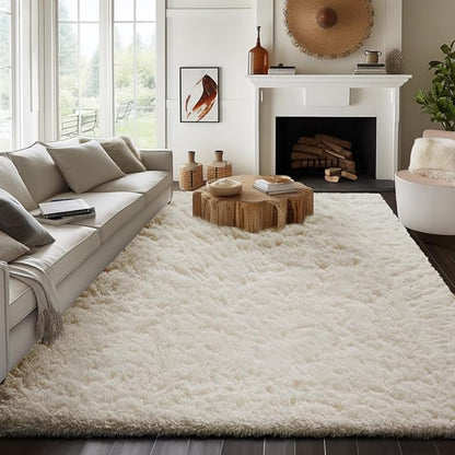 Ophanie 7x10 Area Rugs for Living Room, Upgrade Non-Slip Fluffy Soft Large Shag by Ophanie