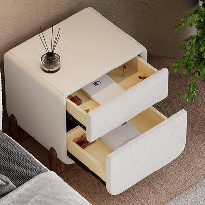 homary Smart Boucle Nightstand - Image 4