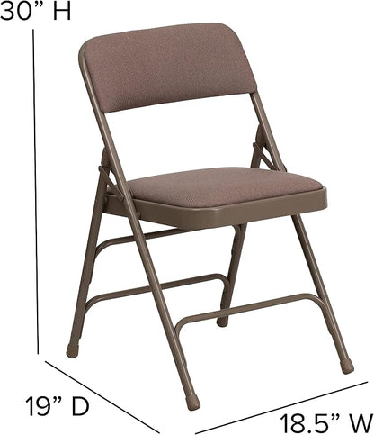 Flash Furniture 2 Pack HERCULES Series Curved Triple Braced & Double Hinged - Image 3
