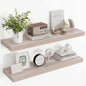 Acovy 36 Inch Floating Shelves, 3D Textured Wood Grain, Wooden Shelves by Acovy