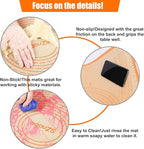Silicone Pastry Mat 36'' By 24'' Extra Large Baking Mat with Measurements for Dough Rolling, Kneading Board, Kitchen Counter Mats, Perfect for Dough, Fondant, Pie Crust, Cookies, Bread, Pasta, Pizza