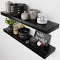BAOBAB WORKSHOP Solid Wood Floating Shelves by BAOBABWORKSHOP