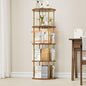 ALLSTAND Rotating Bookshelf, 4 Tier Spinning Bookshelf Tower, 360° Display by ALLSTAND