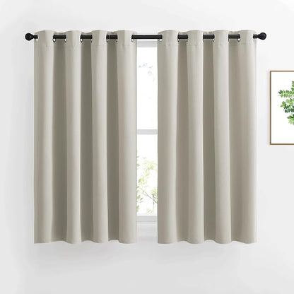 NICETOWN Blackout Kitchen Curtains 45 inch Length by NICETOWN