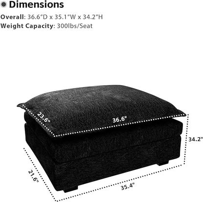mestyl Modular Couch Single Seat, DIY U Shaped Couch & L Shaped Modular Sectiona - Image 3