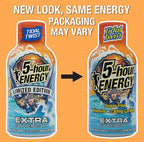 5-hour ENERGY Extra Strength Energy Shot, Tidal Twist (1.93 oz., 30 Count), Zero Calories & Sugar-Free 230 mg Caffeinated Energy Shot, Amino Acids & B Vitamins, Dietary Supplements, , Pina-Colada Flavor