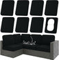Waterproof Outdoor Cushion Covers, Stretch Patio Slipcovers | UV Resistant by hyha