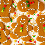 Christmas Cookie Cutters 6Pcs Large, Christmas Theme Shapes Cookie Cutters Santa Claus Gingerman Truck Elk Snow Mini Tree, Metal Dough Fondant Biscuit Molds for Kitchen