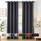 MIULEE Blackout Curtains for Bedroom 2 Panels 50 x 84 Inch Long Dark Grey | by MIULEE