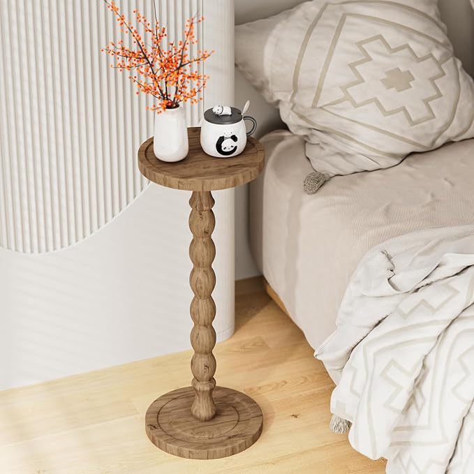 Small Side Table, Rubberwood‌ Drink Table - Image 7