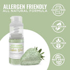 Bakell - Soft Green Tinker Dust (4g, 1x Mini Spray Pump) Edible Glitter for Food, Desserts, and Beverages!