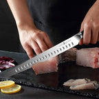 TUO Turkey Brisket Knife, 12 Inch Slicing Knife, High Carbon 1.4116 German Steel, Ergonomic Pakkawood Handle with Gift Packaging - Falcon Series