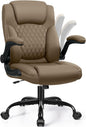 Leather Office Chair, PU Home Computer Desk Chairs by BrickAttic