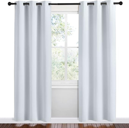 NICETOWN Room Darkening Draperies Curtains Panels, 2 Panels, 42 by 78, Window - Image 2