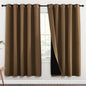 NICETOWN 100% Blackout Window Curtain Panels, 2 Pieces, 70-inch Wide Per Panel by NICETOWN
