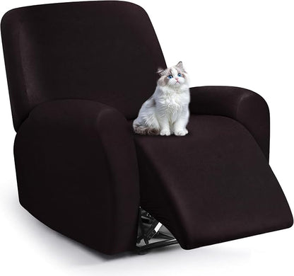 ANARACHON Leather Look Recliner Chair Covers, 4-Pieces Stretch Recliner Cover by ANARACHON