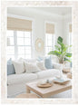 Tanmicoshomy White Shell Framed Rectangular Wall Mirrors by Tanmicoshomy