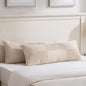 Fancy Homi Set of 2 Tan Boho Long Lumbar Body Decorative Throw Pillow Cover by Fancy+Homi